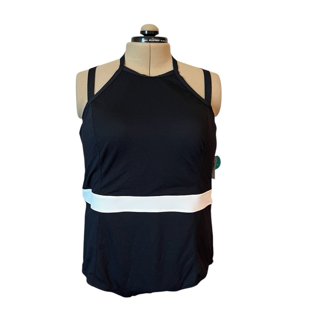 Torrid Black and White Swimsuit
